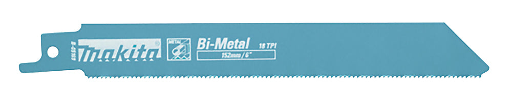 Universal jigsaw blade BIM 152x0.9mm (18tpi), 5 pcs, flexible, met B-05169