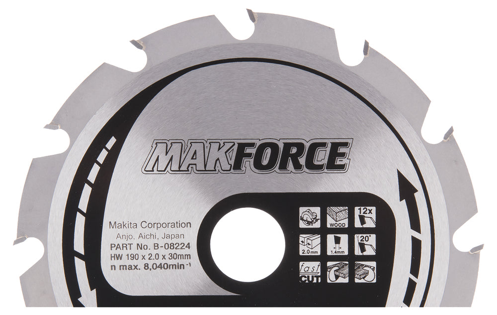 Saw blade 190*30 12T