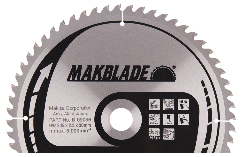 Saw blade 305*30*60T 2.3MM B-09036