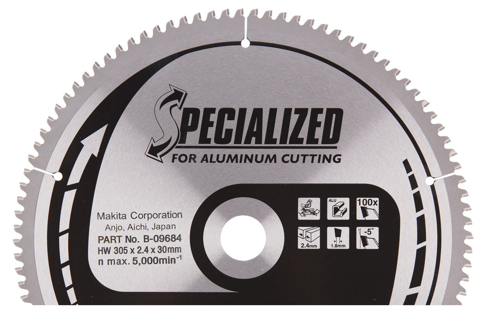 Saw blade Mak 305*30/100T/2.4 alu B-09684