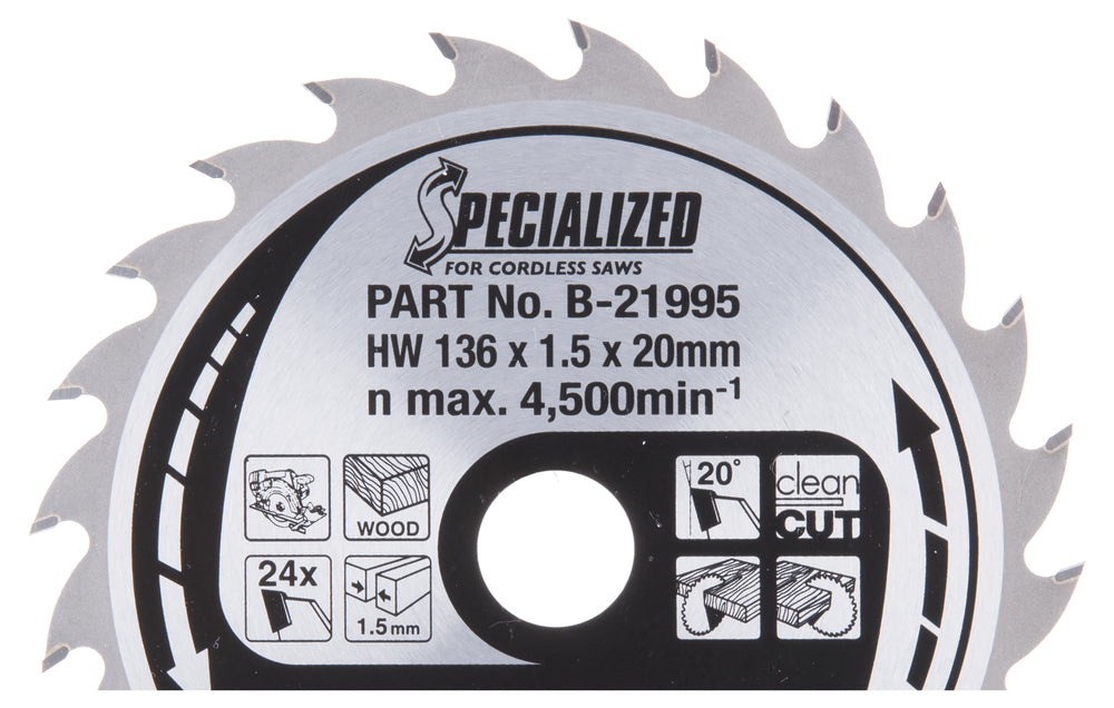 Saeketas 136*20*1,5 T24 B-21995