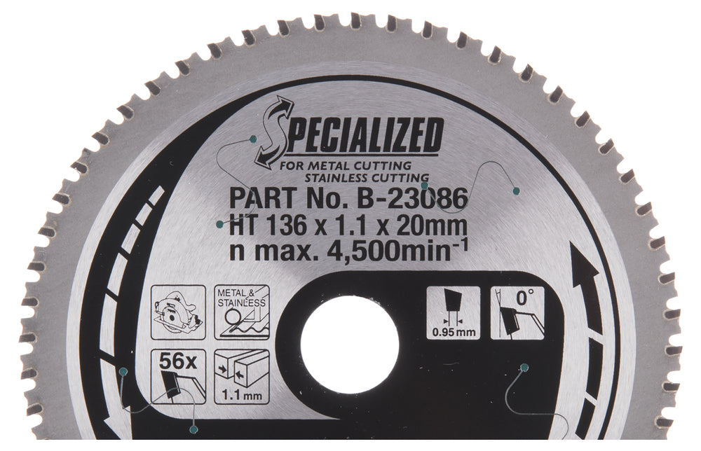 Saeketas 136*20/1,1 56T B-23086