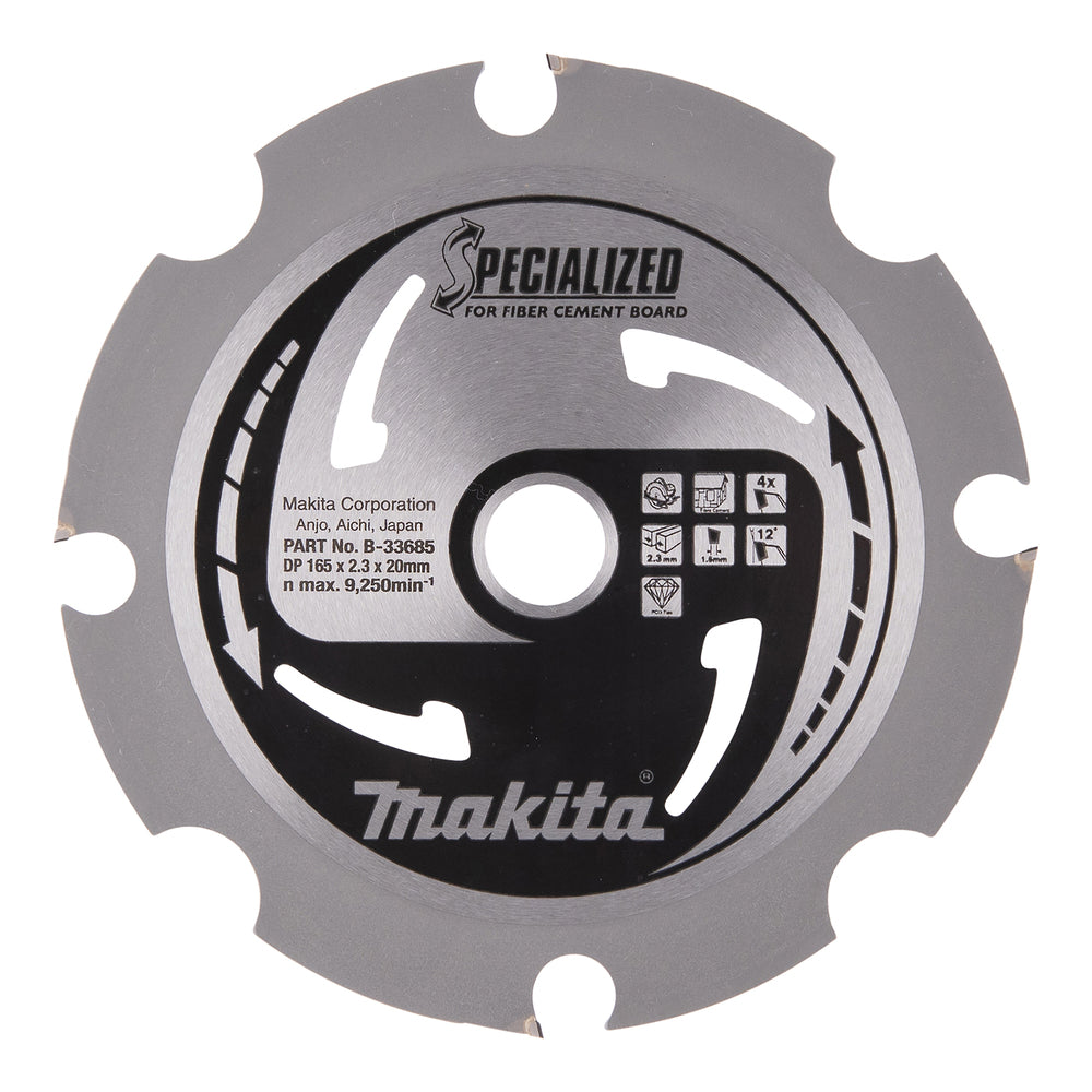 T.C.T saw blade 165X2.3X20mm 12° T4 B-33685