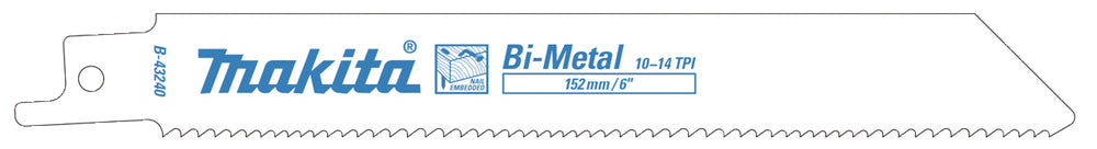 Univ.saetera bim 152x0,9mm (10-14tpi), 5tk. B-43240