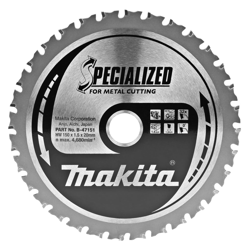 Saw blade for metal 150*20 32T B-47151