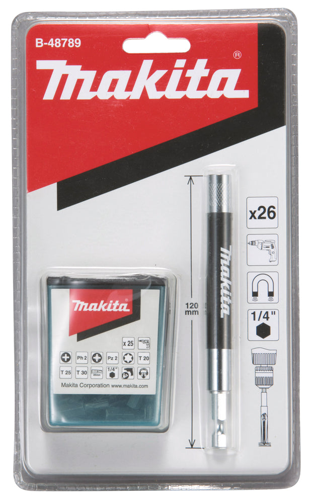 Magnetic bit holder and screw guide 120mm B-48789