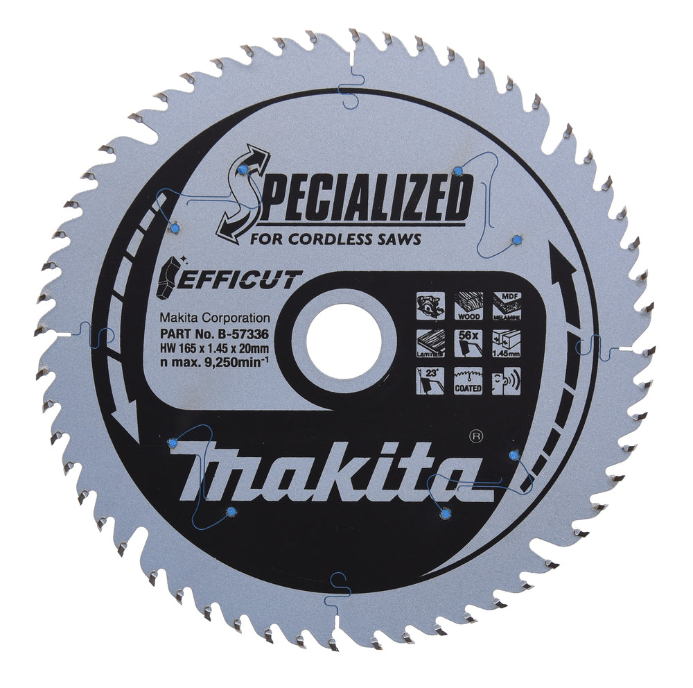 T.C.T saeketas 165X1.45X20mm 23° T56 B-57336