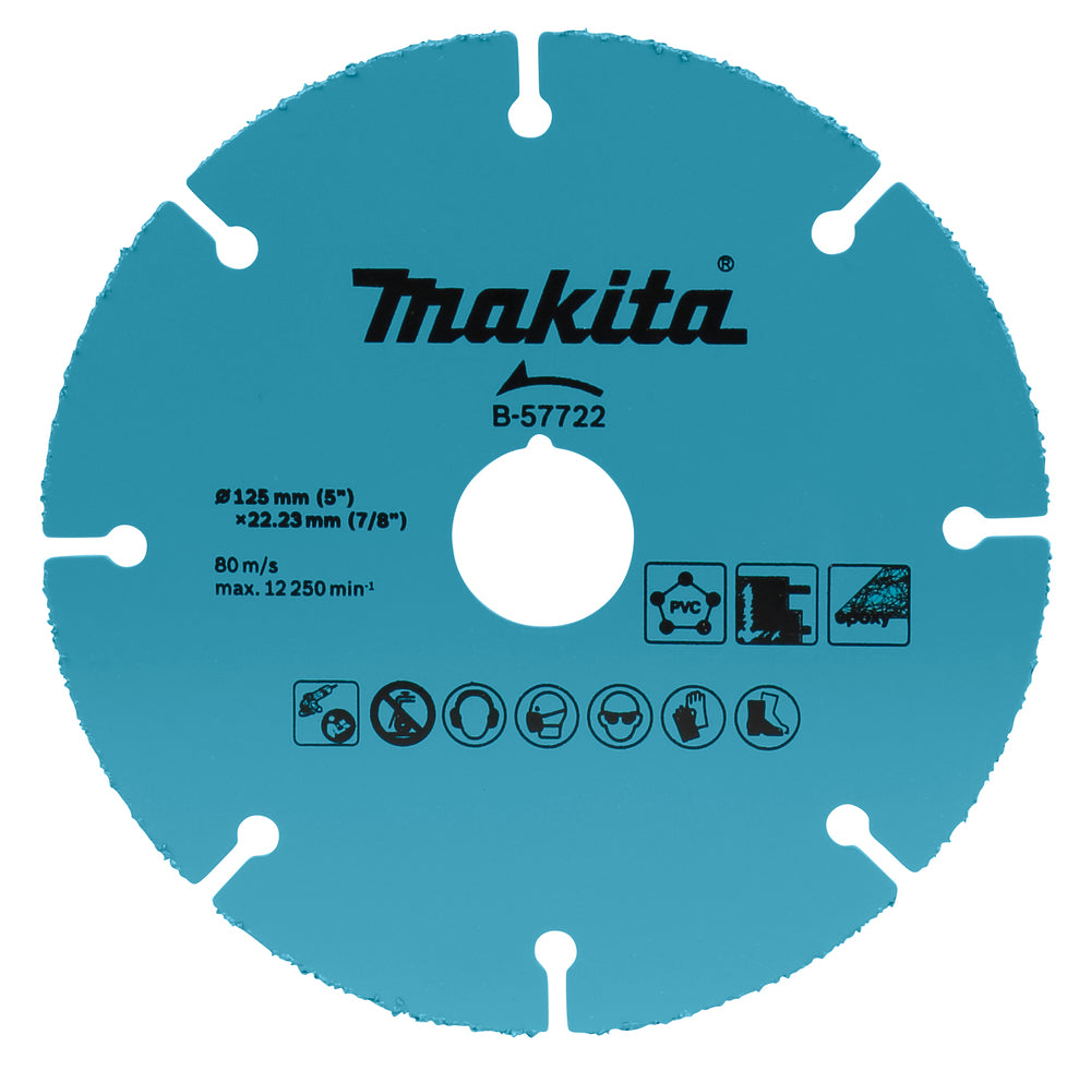 Volframkarbiid kattega lõikeketas, 125mm, erinevatele materjalidele. B-57722
