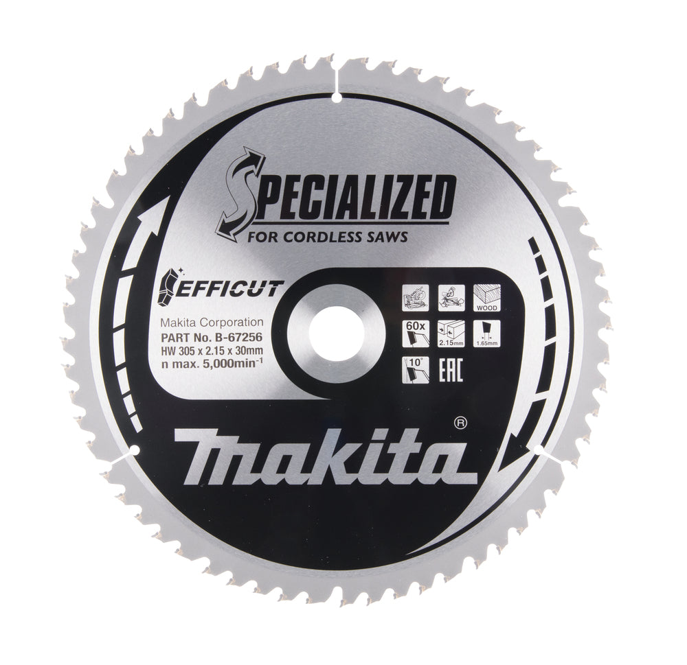 T.C.T saeketas 305X2.15X30mm 10° T60 B-67256