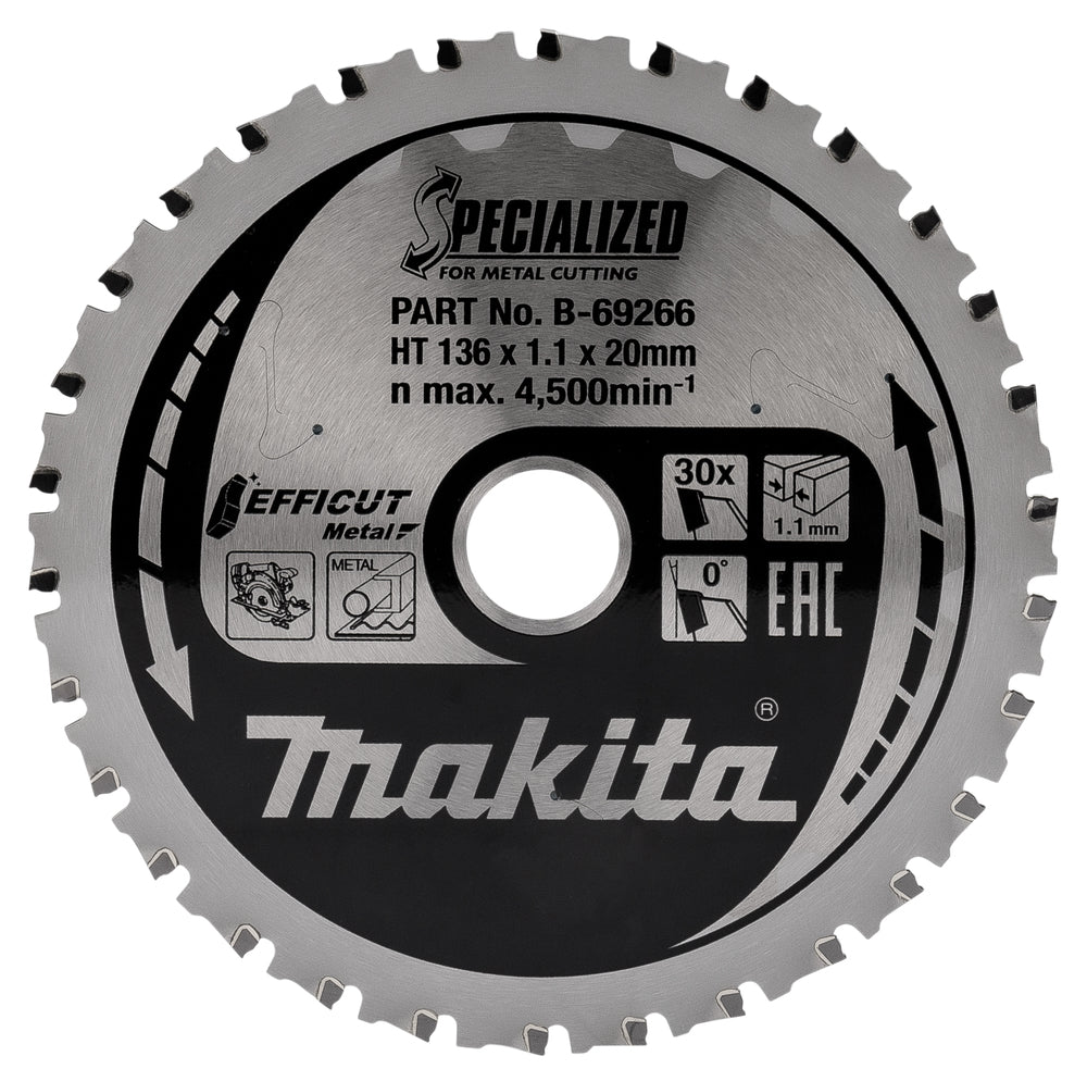 Saeketas 136*20*1,1MM metallile B-69266