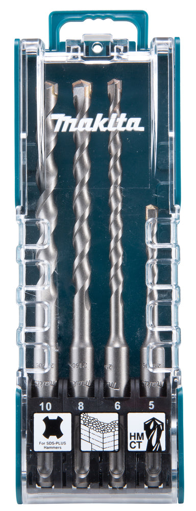 SDS-plus puuride kmpl. (5 x 110 mm, 6 x 160 mm, 8 x 160 mm, 10 x 160 mm) D-74136