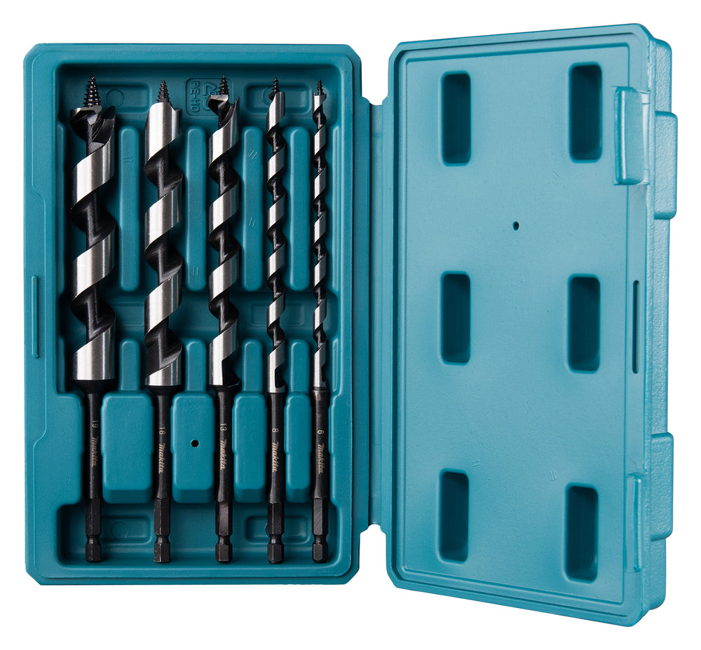 Vedavate puidupuuride komplekt 1/4" kuuskantvarrega, komplekt 5 tk. D-75677