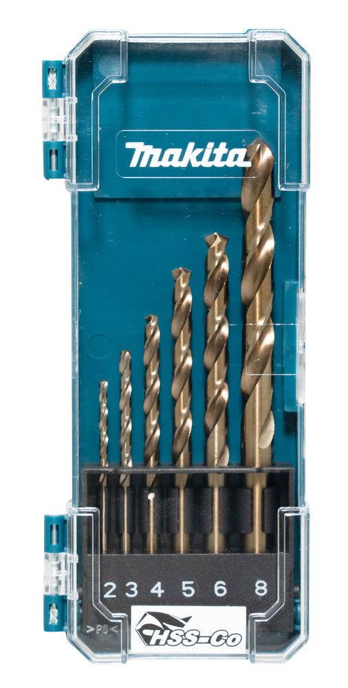 HSS-CO metallist puurikomplekt 6 tk (2,3,4,5,6,8mm) D-75758