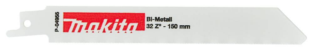 Univ. jigsaw blades bim 150X0.9MM (32TPI), 5pcs, Metal P-04955