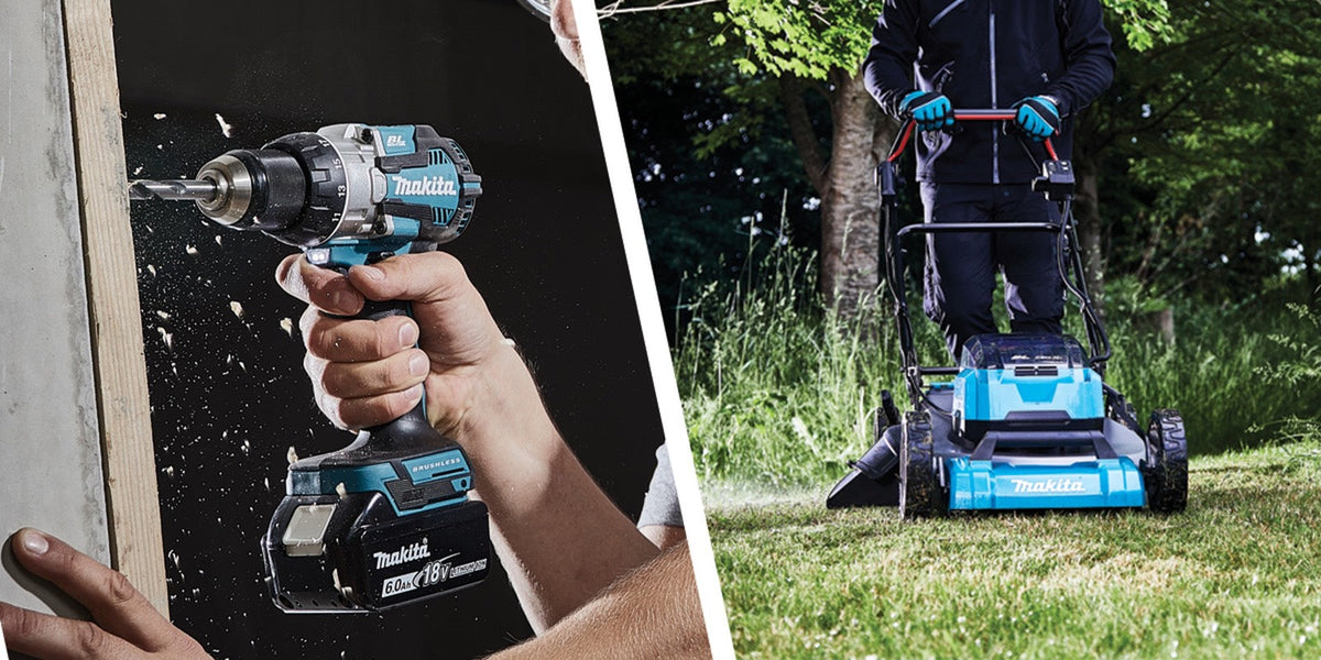 Makita 18V LXT akutööriistad töös